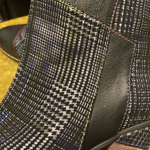 Laura Vita Made in France Plaid Booties - Picture 11 of 16